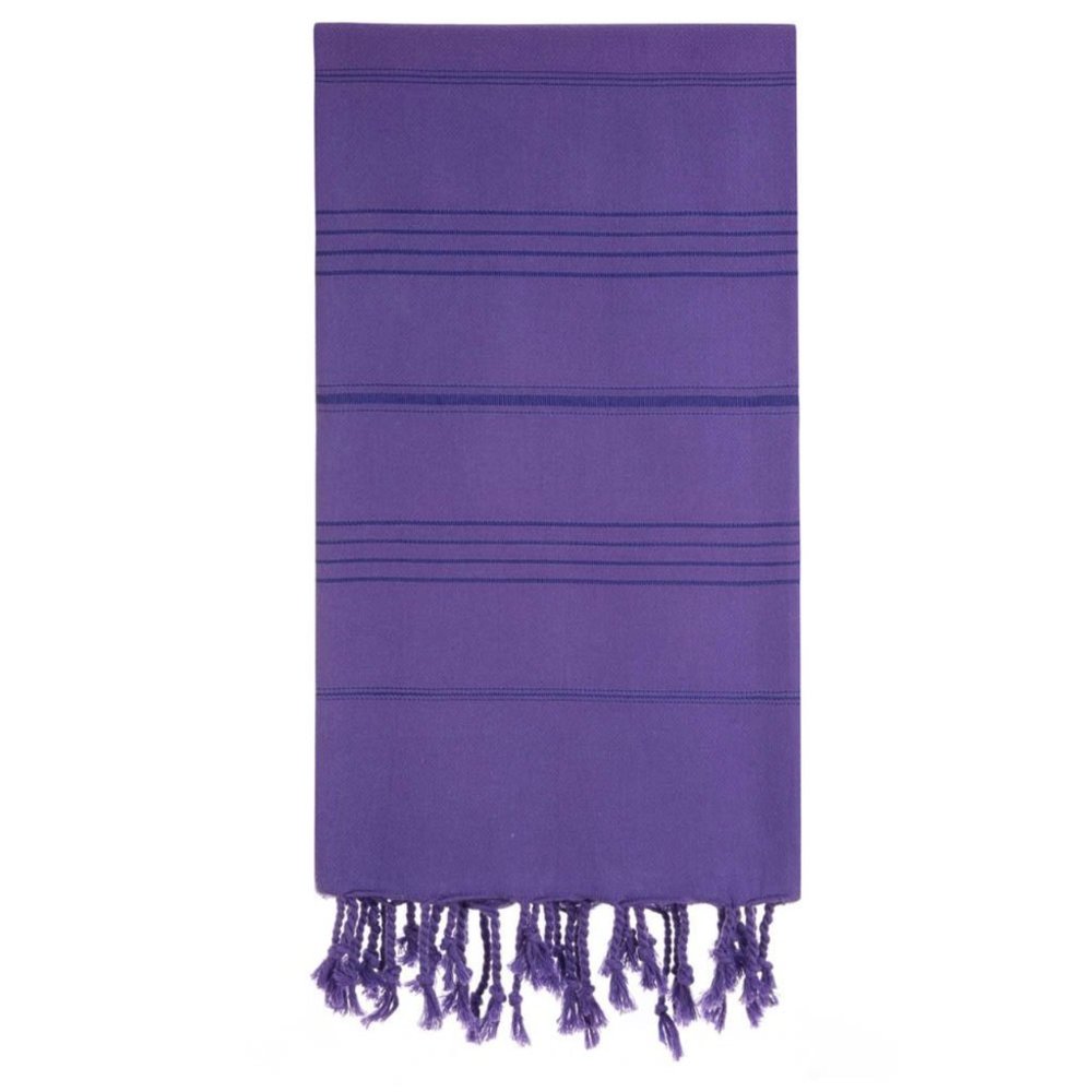 4 Purple Beach Bath Towels - 100% Turkish Cotton - Citizens of the Beach